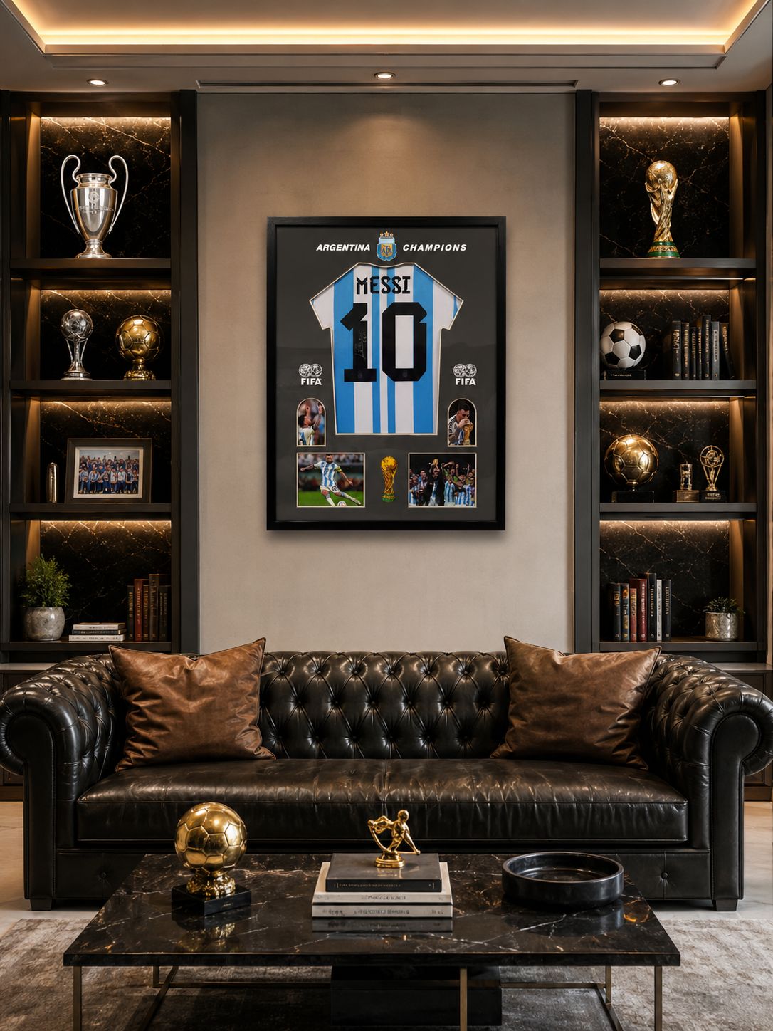 Messi Argentina Champions Frame SK-FBL-001
